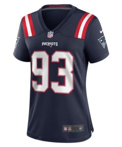 Alternative view of Richard Seymour New England Patriots Nike Women's Retired Player Game Jersey - Navy