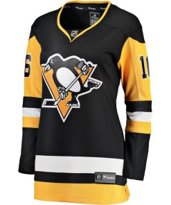 Alternative view of Justin Brazeau Pittsburgh Penguins  Women's Home Breakaway Jersey - Black