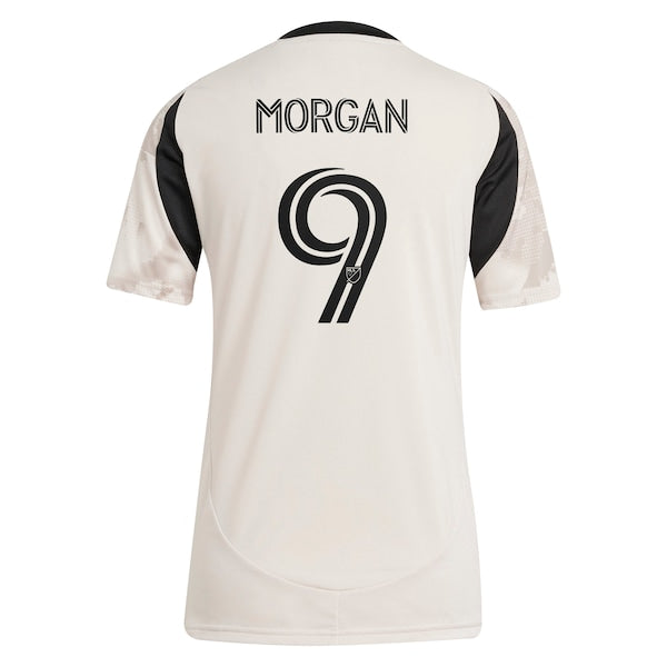 Lewis Morgan New York Red Bulls adidas Women's 2025 Stone Kit Replica Player Jersey - Tan - Image 3