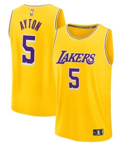 Deandre Ayton Los Angeles Lakers  Youth Fast Break Replica Player Jersey - Icon Edition - Gold