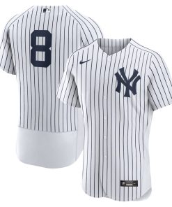 Yogi Berra New York Yankees Nike Home Authentic Retired Player Jersey - White