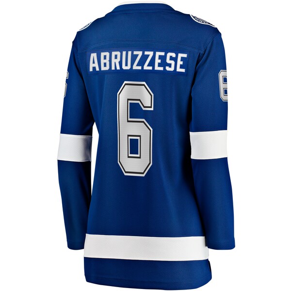 Nick Abruzzese Tampa Bay Lightning Women's Home Breakaway Jersey - Blue - Image 3