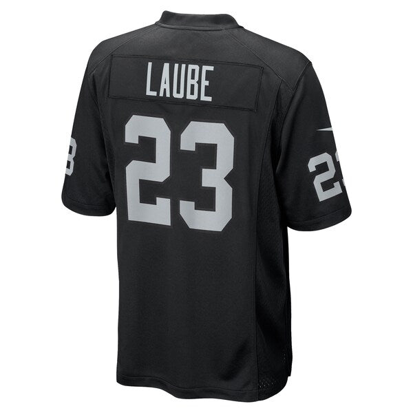 Dylan Laube Las Vegas Raiders Nike Team Game Jersey - Black - Image 4