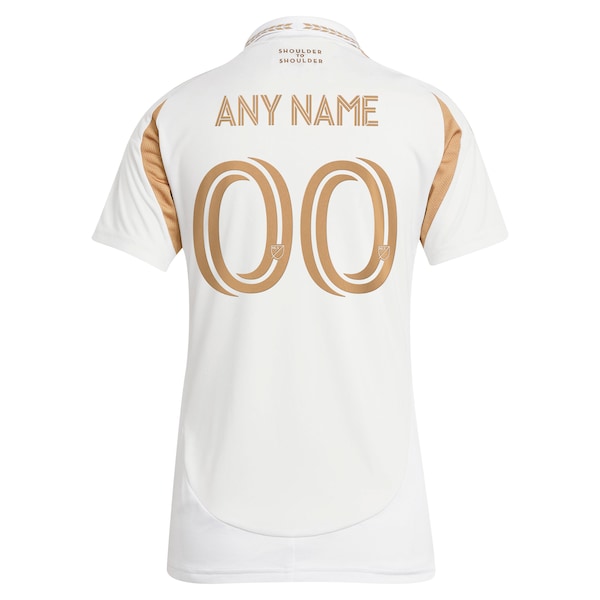 LAFC adidas Women's 2025 Secondary Replica Custom Jersey - White - Image 3