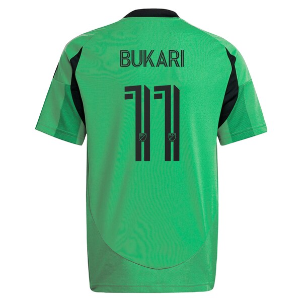 Osman Bukari Austin FC adidas Women's 2025 The Heartbeat Kit Replica Player Jersey - Green - Image 3