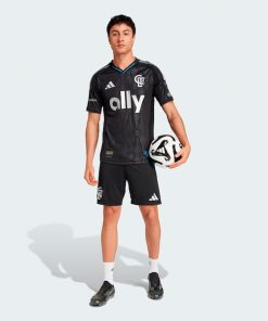 Alternative view of Charlotte FC adidas 2025 Fortress Kit Authentic Jersey - Black