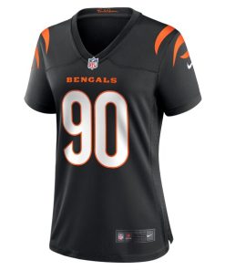 Alternative view of Kris Jenkins Jr. Cincinnati Bengals Nike Women's  Game Jersey -  Black