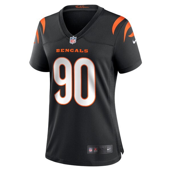 Kris Jenkins Jr. Cincinnati Bengals Nike Women's Game Jersey - Black - Image 2