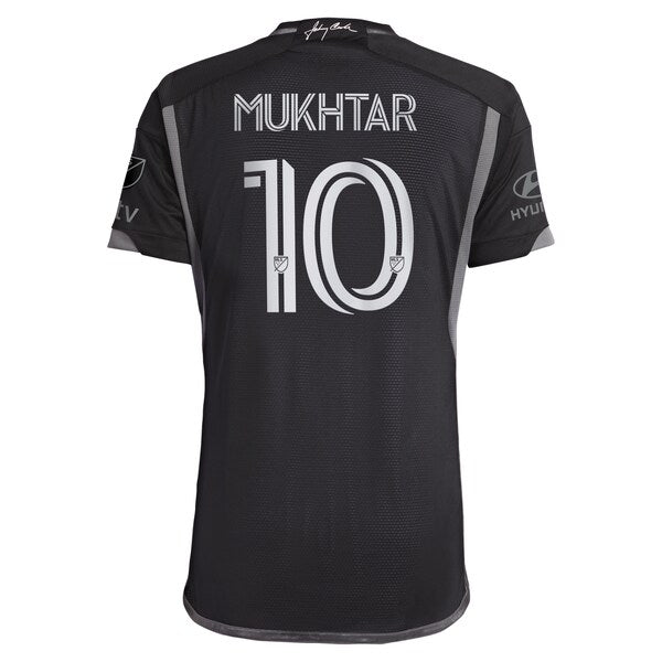 Hany Mukhtar Nashville SC adidas 2024 Man In Black Kit Authentic Player Jersey - Black - Image 3