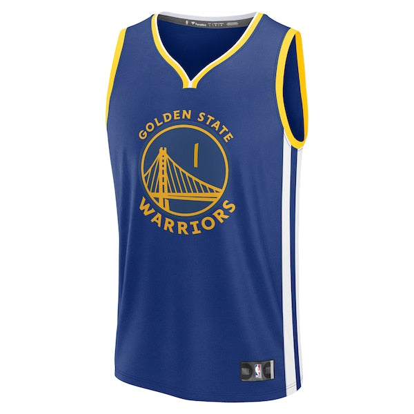 Kyle Anderson Golden State Warriors Youth Fast Break Replica Player Jersey - Icon Edition - Royal - Image 2