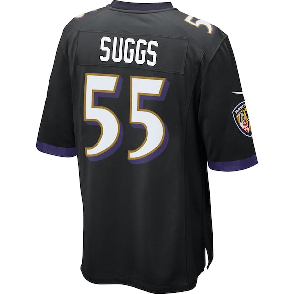 Youth Baltimore Ravens Terrell Suggs Nike Black Alternate Game Jersey - Image 3