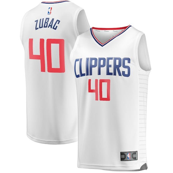 Ivica Zubac LA Clippers Fast Break Player Jersey - Association Edition - White