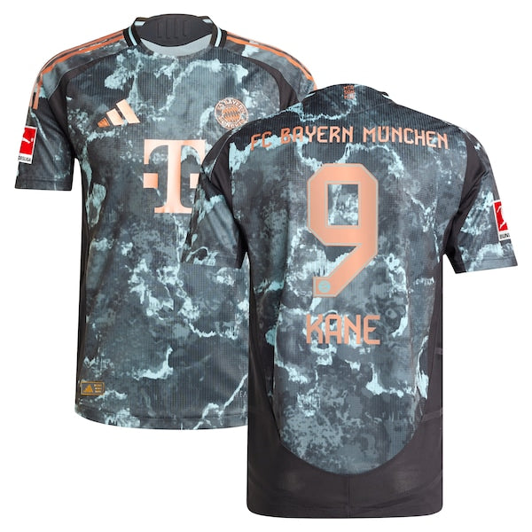 Harry Kane Bayern Munich adidas 2024/25 Away Authentic Player Jersey - Black - Image 2