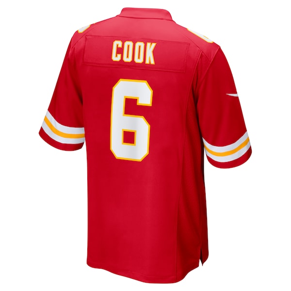 Bryan Cook Kansas City Chiefs Nike Game Player Jersey - Red - Image 3