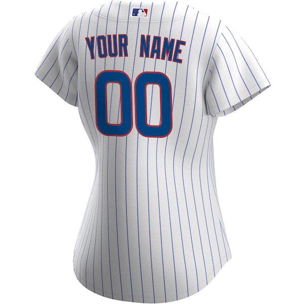 Chicago Cubs Nike Women's Home Replica Custom Jersey - White - Image 3