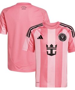 Inter Miami CF adidas Youth 2025 Euforia Replica Jersey - Light Pink