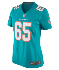 Alternative view of Robert Jones Miami Dolphins Nike Women's Game Jersey - Aqua