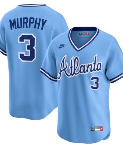 Dale Murphy Atlanta Braves Nike Throwback Cooperstown Collection Limited Jersey - Light Blue