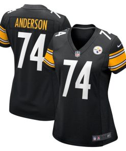 Spencer Anderson Pittsburgh Steelers Nike Women's  Game Jersey -  Black