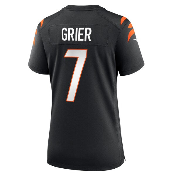 Will Grier Cincinnati Bengals Nike Women's Team Game Jersey - Black - Image 3
