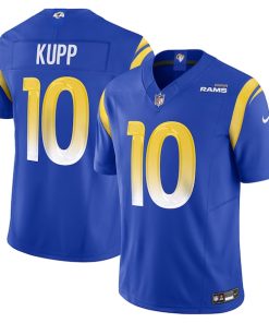 Alternative view of Cooper Kupp Los Angeles Rams Nike Vapor F.U.S.E. Limited Jersey - Royal/White