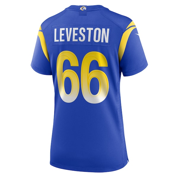 KT Leveston Los Angeles Rams Nike Women's Game Jersey - Royal - Image 3