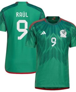 Raul Jimenez Mexico National Team adidas 2022/23 Home Authentic Player Jersey - Green