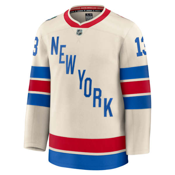 Alexis Lafreniere New York Rangers 2026 NHL Winter Classic Premium Jersey - Beige - Image 2