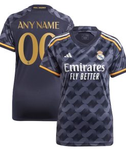Los Merengues adidas Women's 2023/24 Away Replica Custom Jersey - Navy