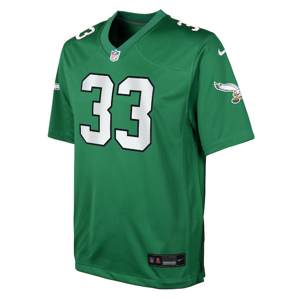 Cooper DeJean Philadelphia Eagles Nike Youth Alternate Game Jersey - Kelly Green/Green - Image 3