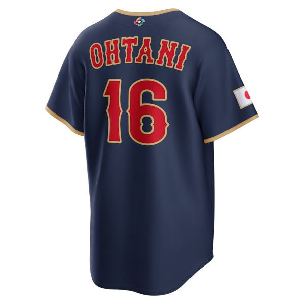 Shohei Ohtani Japan Baseball Nike 2026 World Baseball Classic Road Stadium Jersey - Navy/White - Image 4