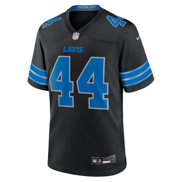 Malcolm Rodriguez Detroit Lions Nike 2nd Alternate Game Jersey - Black - Image 3