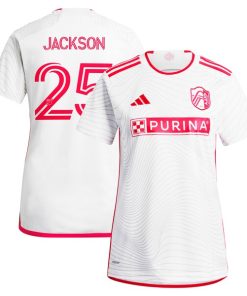 Aziel Jackson St. Louis City SC adidas Women's 2024 The Confluence Kit Replica Player Jersey - White