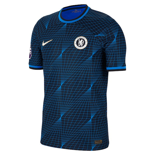 Christopher Nkunku Chelsea Nike 2023/24 Away Match Authentic Player Jersey - Navy - Image 2