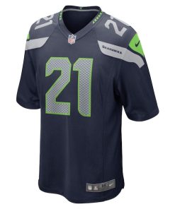 Alternative view of Devon Witherspoon Seattle Seahawks Nike 2023 NFL Draft First Round Pick Game Jersey - College Navy