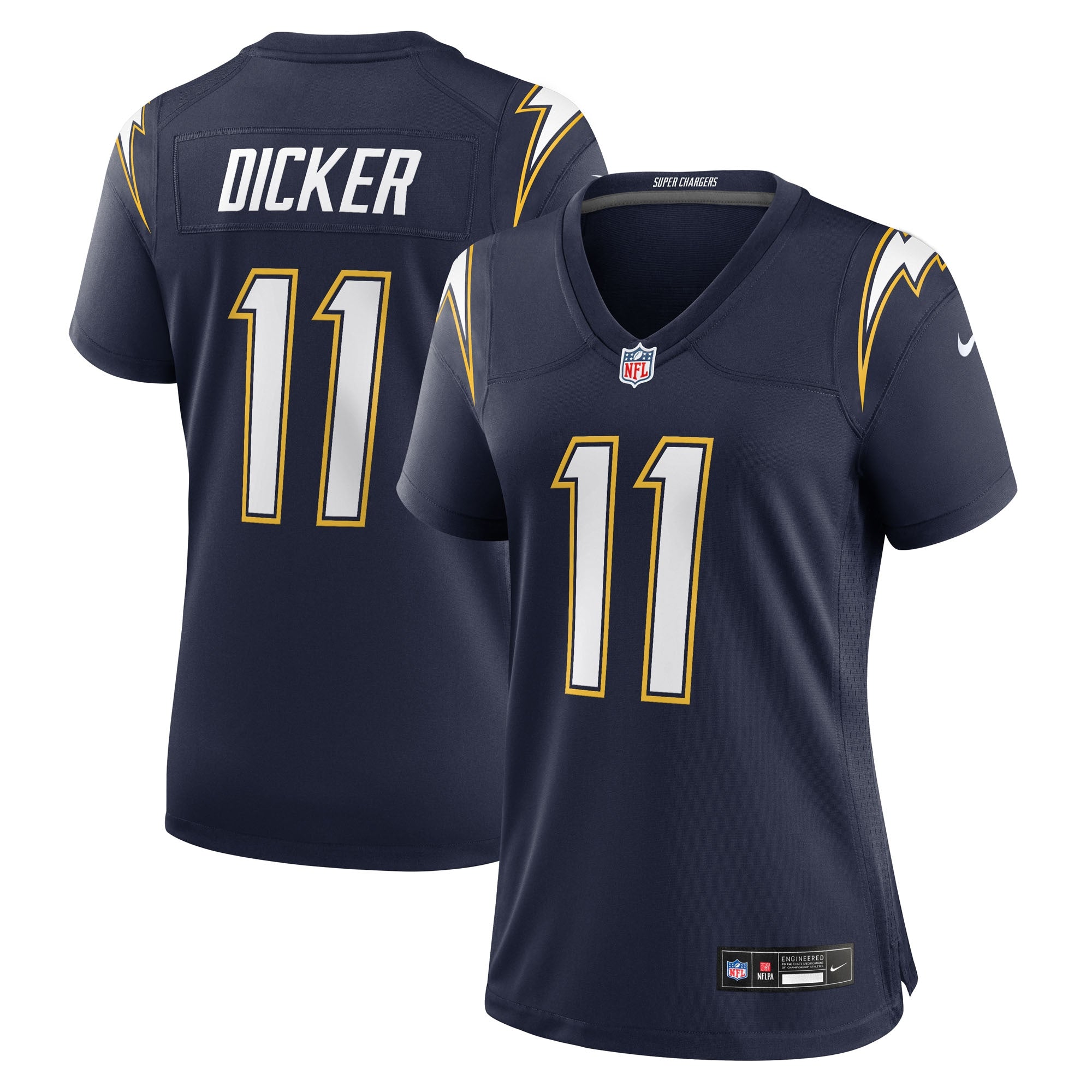 Cameron Dicker Los Angeles Chargers Nike Women's Alternate Game Jersey - Gold/Navy/Powder Blue - Image 7