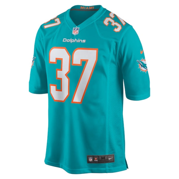 Jake Funk Miami Dolphins Nike Game Jersey - Aqua - Image 2