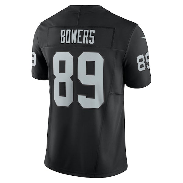 Brock Bowers Las Vegas Raiders Nike Team Vapor F.U.S.E. Limited Jersey - Black - Image 3