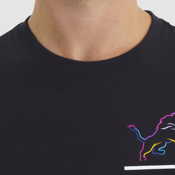 Detroit Lions Nike 2025 NFL Crucial Catch Tri-Blend Dri-FIT T-Shirt - Black - Image 4