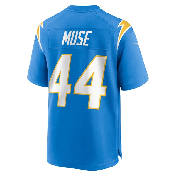Tanner Muse Los Angeles Chargers Nike Team Game Jersey - Powder Blue - Image 3