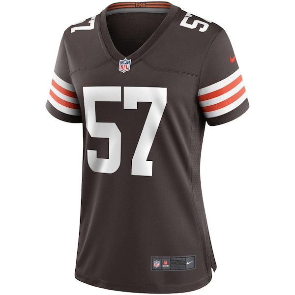 Clay Matthews Cleveland Browns Nike Women's Game Retired Player Jersey - Brown - Image 2