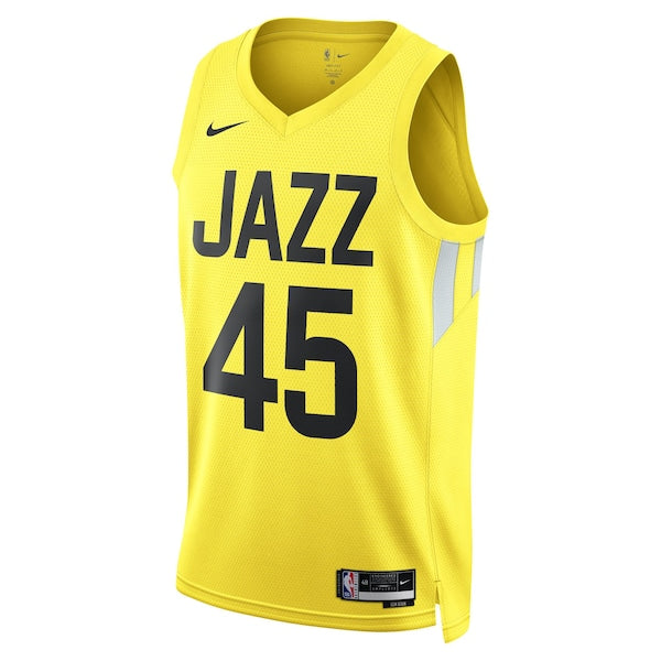 Donovan Mitchell Utah Jazz Nike Unisex Swingman Jersey - Icon Edition - Gold - Image 2
