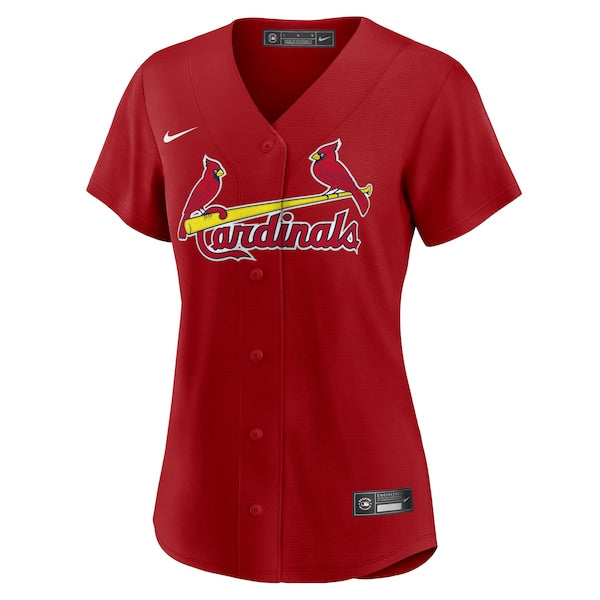 St. Louis Cardinals Nike Women's Alternate Replica Team Jersey - Red - Image 2