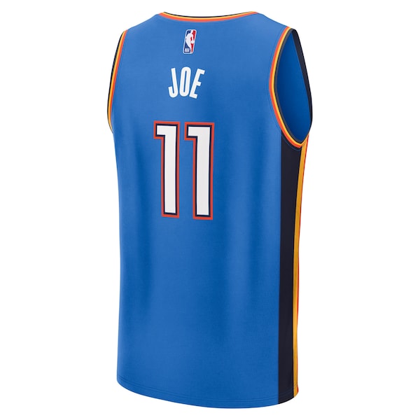 Isaiah Joe Oklahoma City Thunder Fast Break Replica Player Jersey - Icon Edition - Blue - Image 2