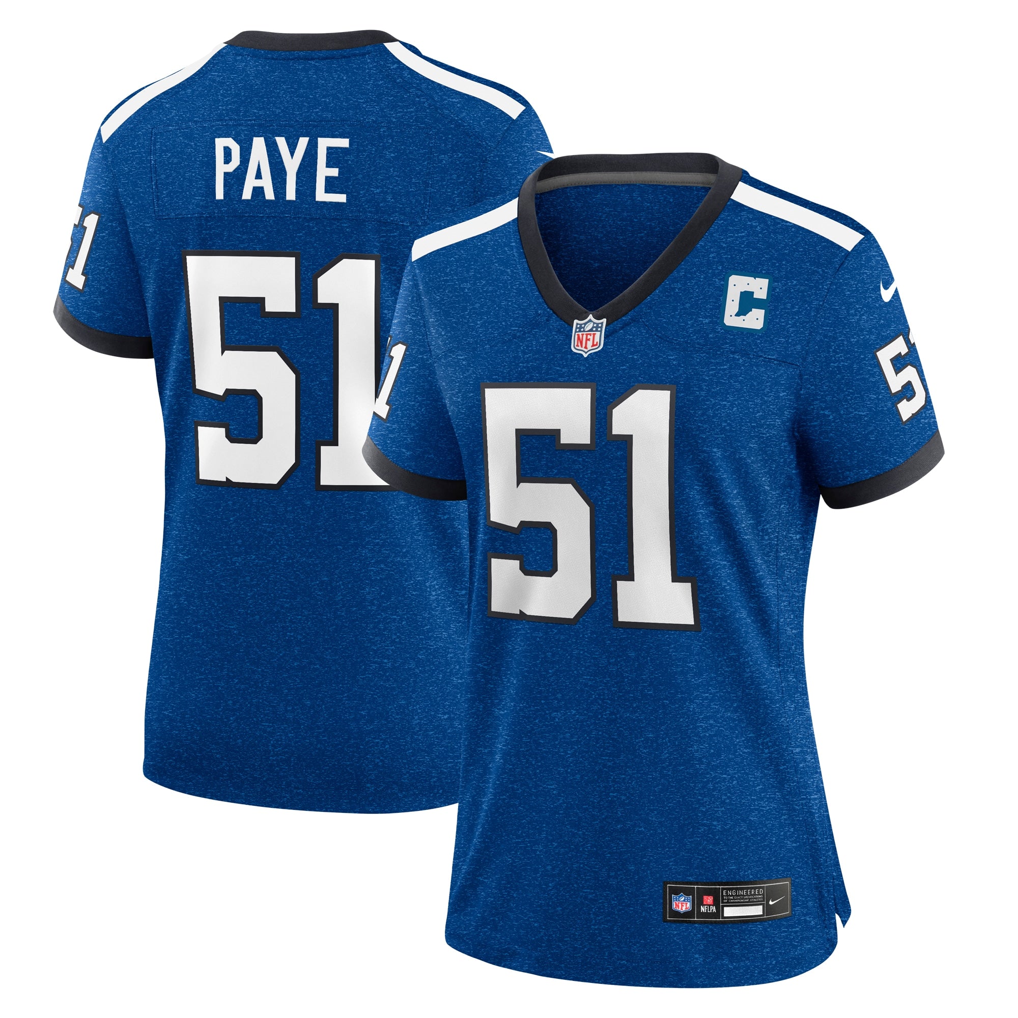 Kwity Paye Indianapolis Colts Nike Women's Game Jersey - Royal/Blue - Image 6