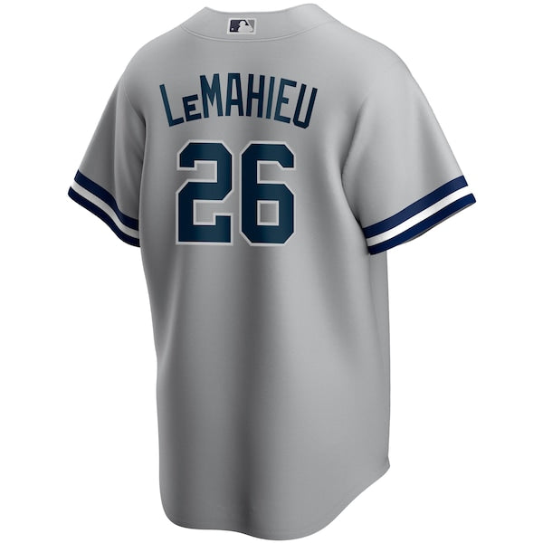 DJ LeMahieu New York Yankees Nike Road Replica Player Jersey - Gray - Image 3
