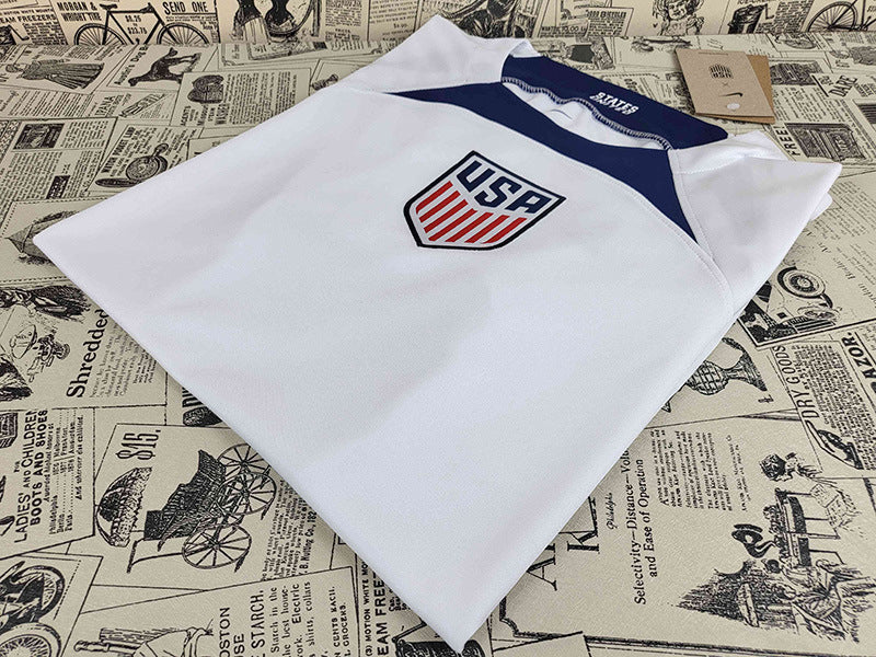 Custom USMNT Nike 2022/23 Home Authentic Jersey - White - Image 4