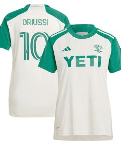 Sebasti¨¢n Driussi Austin FC adidas Women's 2024 The Armadillo Kit Replica Player Jersey?¨C Tan