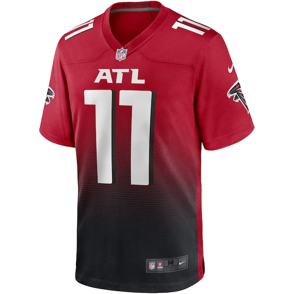 Men's Atlanta Falcons Julio Jones Nike Red 2nd Alternate Game Jersey - Image 2