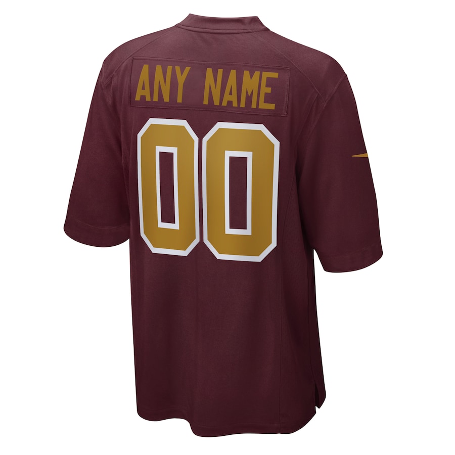 Washington Football Team Nike Alternate Custom Jersey - Burgundy - Image 3